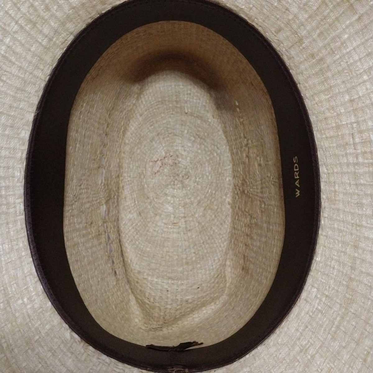 WARDS Western Straw Cowboy Cowgirl Hat Unisex Size 7 1/4  display picture 2