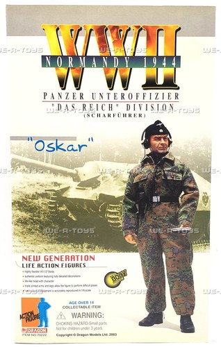 Dragon WW II Normandy 1944 Panzer Unteroffizier Oskar Action Figure 2003 #70222 - Picture 3 of 10