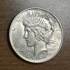 1926-D $1 Peace Silver Dollar AU+