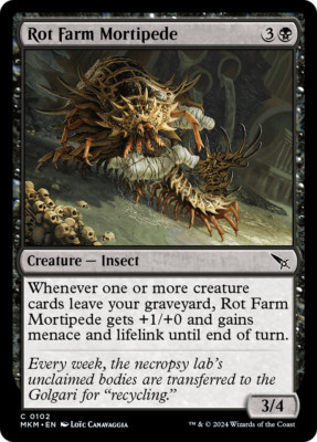 x1 Rot Farm Mortipede MKM MTG 102 COMMON M/NM 1x