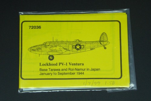 Propagteam 72-036 Lockheed PV-1 Ventura Base Tarawa & Roi-Namur in Japan 1944 - Picture 1 of 4