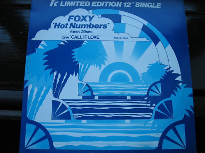 FOXY-HOT NUMBERS. 1979 U.K 12'' SINGLE. SOUL FUNK. A1/B1. EX CON