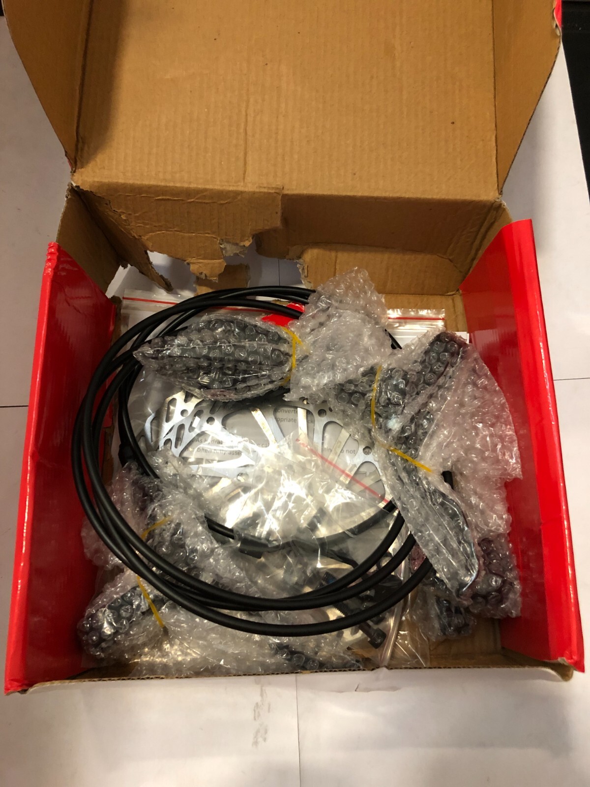 CLARKS M2 HYDRAULIC BRAKE SET 180MM FRONT (PM) AND 160MM REAR (IS) eBay