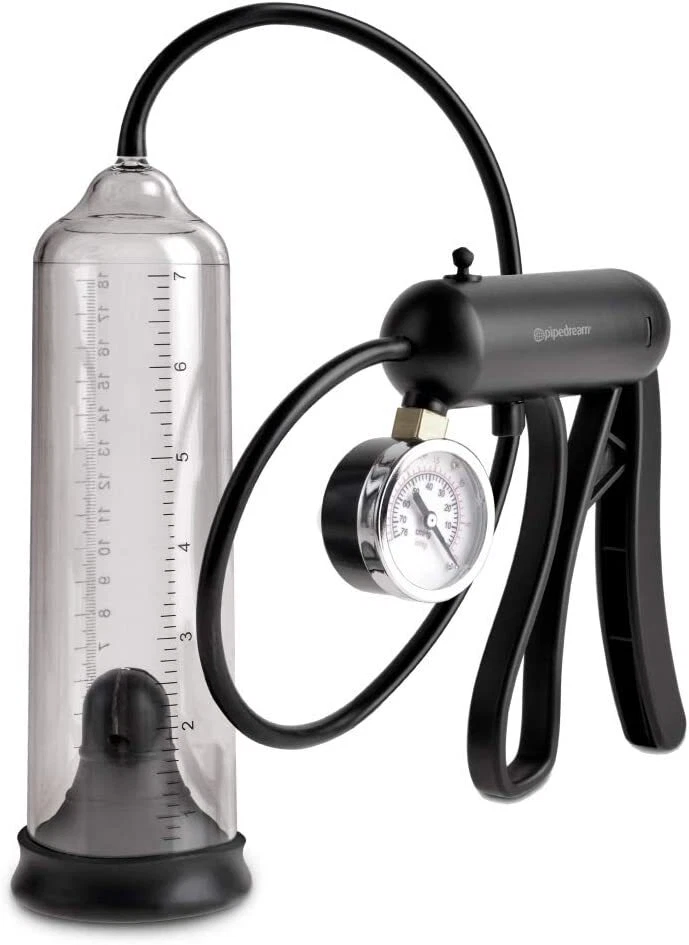 Pump Worx Pro-Gauge Power penis-pump Cock Stretcher Male Enlargement Device - Image 2 of 4