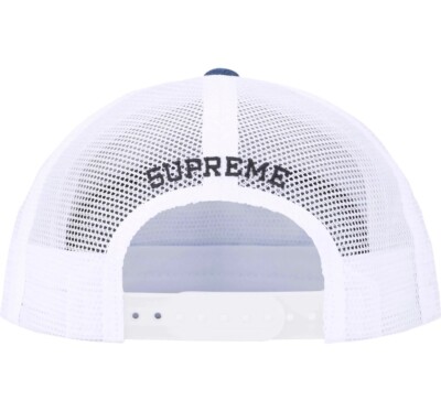 Supreme Terry Mesh Back 5 Panel Hat Blue SnapBack Ships Same Day