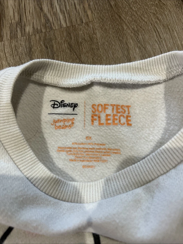 Sudadera Jumping Beans Disney Niña Blanca Minnie Polar Suave Talla 6X Foto 2 de 2