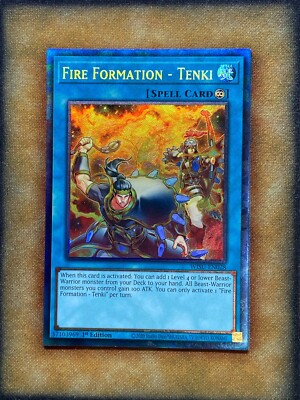 Yugioh Fire Formation - Tenki WISU-EN028 Collector Rare 1st Ed NM