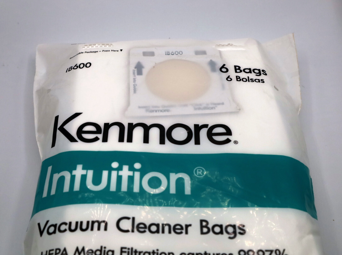 Kenmore Intuition IB600 Hepa Replacement Vacuum Cleaner Bags 6 per Bag