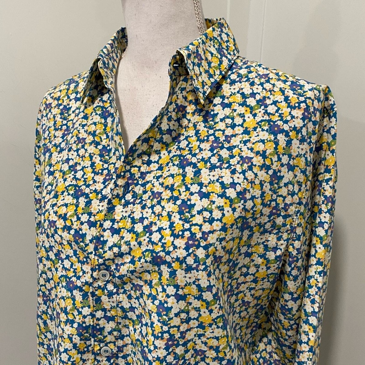 A.P.C. Floral Button Down Shirt View 3
