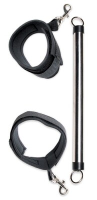 SM Spreader Bar Bondage Spreizstange m. Karabiner Fufessel Beinspreizer  Silber | eBay.de