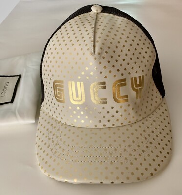 GUCCI SEGA 限定キャップ　GUCCY星柄キャップ GUCCI（グッチ） × セガ SEGA GUCCYロゴ キャップ 帽子 総柄 スター 星