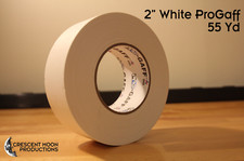 WHITE GAFFERS TAPE 2" x 55 yd Roll - Pro Gaff