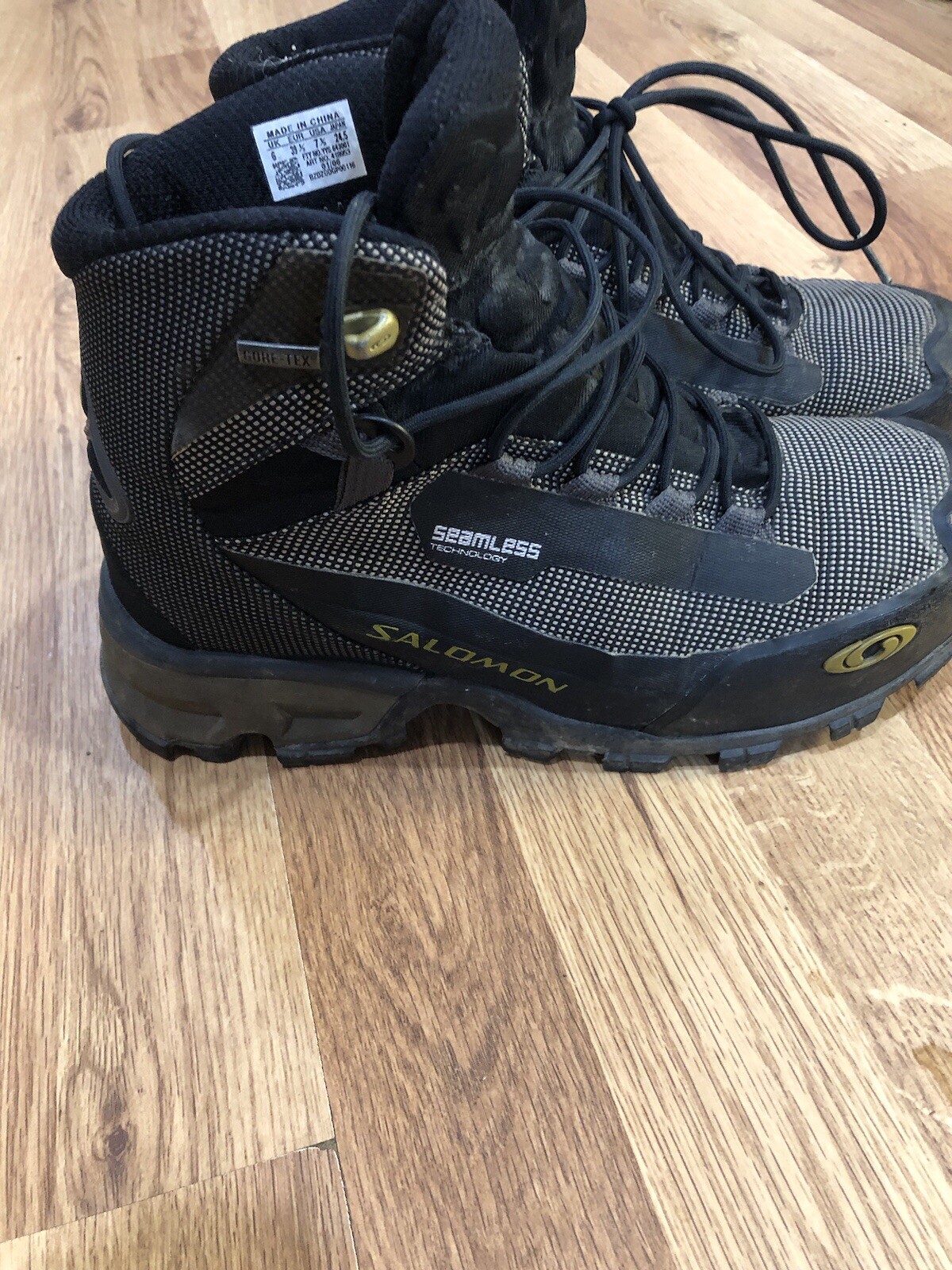 Stivali da trekking Salomon X Ultra 2 Mid donna taglia 7 5 viola blu atletico Goretex