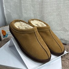  K1 My Pillow Slippers Men Slippers Size 9 Chestnut Suede slip-on mules