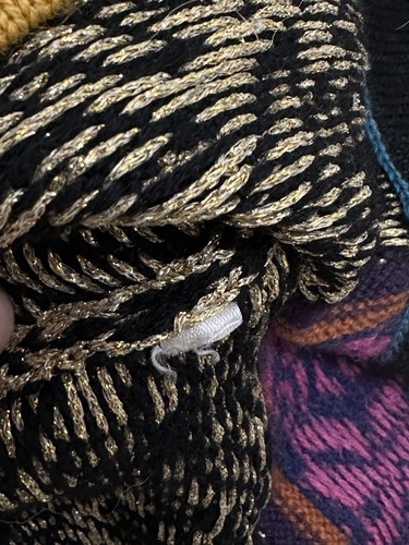 Vrikke Irene Haugland Zahl Knit Cardigan Style Norway Sweater Multicolor  Vtg - Picture 9 of 11