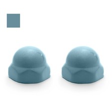 American Standard Replacement Ceramic Toilet Bolt Caps - Set of 2 - REGENCY BLUE