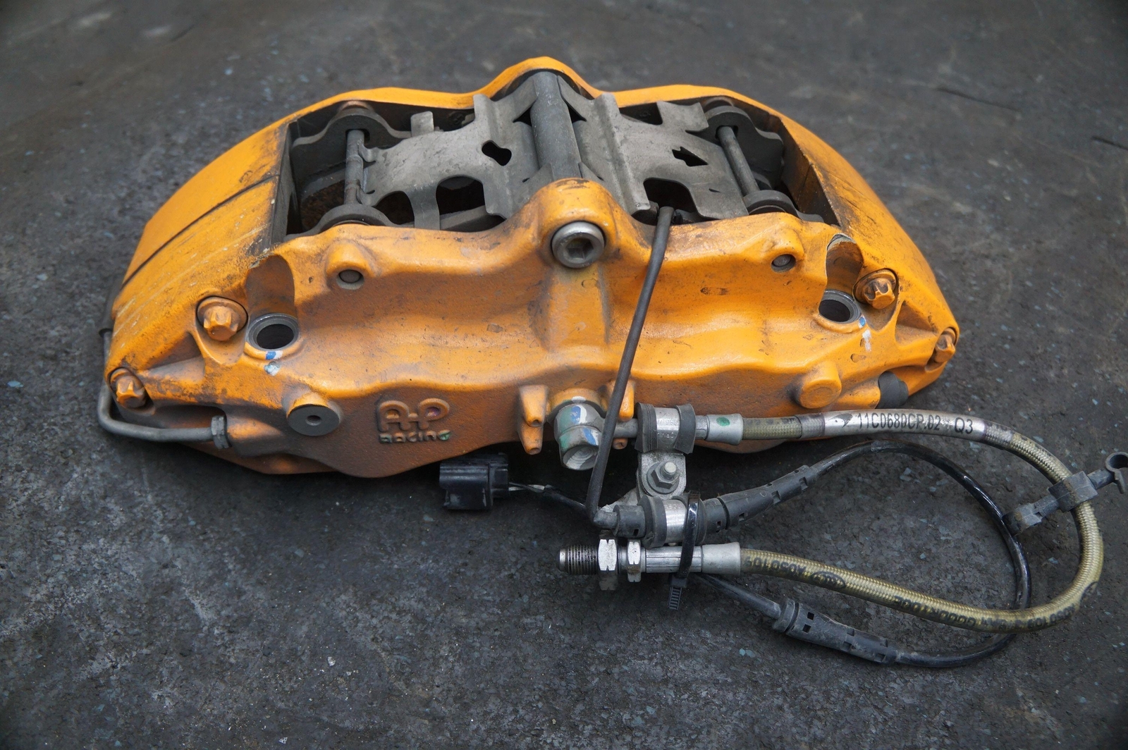 Front Left Driver Side Brake Caliper CCM Orange 11C0063CP.06 OEM McLaren 570S 17