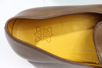 Mens Leather Dress Shoes Hand Made Loafer Eu 43 Undandy Mens Leather Dress Shoes Loafer Eu 43 Professional work Hand  main image 4