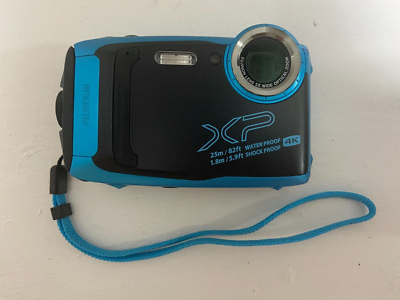 FujiFilm FinePix XP140 Digital Camera Waterproof Sky Blue | eBay