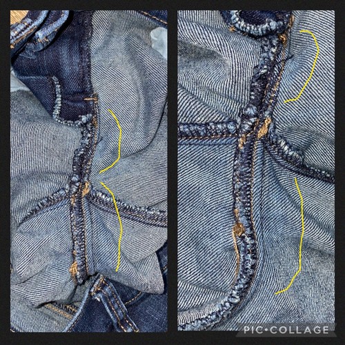 Ann Taylor LOFT Petites 0P Denim Bicycle Bermuda Fringe Hem Cuffable Shorts AU - Picture 11 of 12