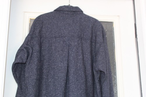 PATAGONIA SEHR SCHÖNES WOLLMISCHUNG HEMD/JACKE MARINEBLAU HERREN GR. L MADE IN MAROCO - Bild 4 von 11
