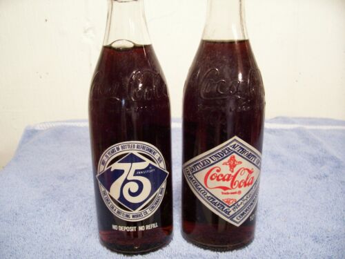 Cincinnati, Ohio---75th Anniversary-- 1976  coca cola  bottle - Picture 1 of 1