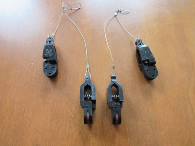Cannon Trolling Downrigger Release clips OffShore Stacker style Nice Condition *