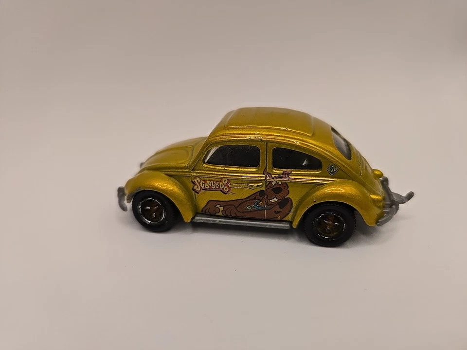 Matchbox Scooby Doo Gold 1962 Volkswagen Beetle Vw Bug 1/58 Diecast Loose NICE - Image 3 of 4