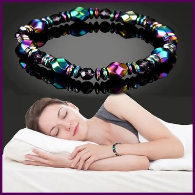 Color Obsidian Magnet Bracelet In Addition To Static Electricity To Help