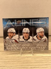 2024-25 Upper Deck A-Lines #AL31 Alex Ovechkin Dylan Strome Tom Wilson