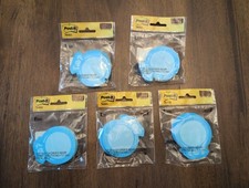 Post-it Notes 3M Sticky Notes Unique Shape LOT OF 5  Blue Ring Shape