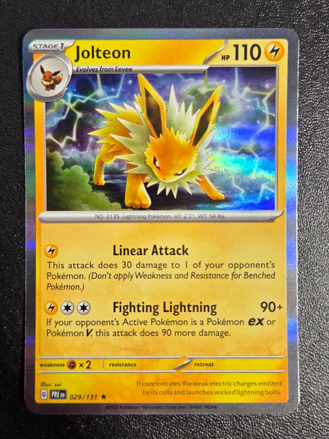 Jolteon Rare SV: Prismatic Evolutions 029/131 NM