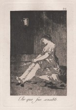 Francisco de Goya plate 32 from Los Caprichos etching Radierung grabado