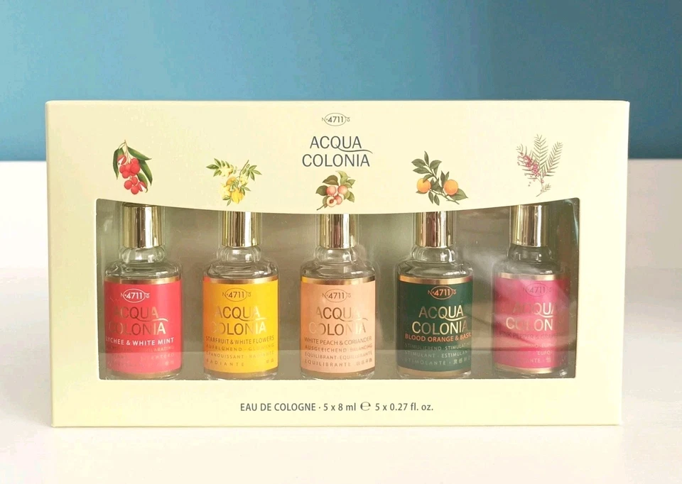 Aqua Colonia 4711 Eau De Cologne Miniaturenset 5x 8ml Neu