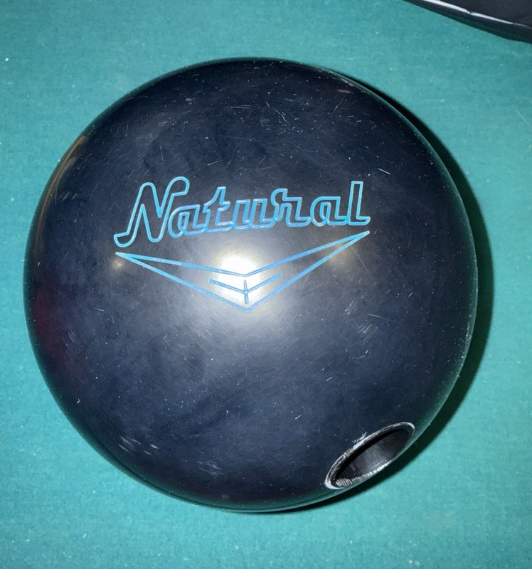 Storm Natural Urethane Bowling Ball Black Drilled 15lb