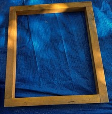 Vintage Silk Screen Printing Frame. Wood, , 21.75" X 18.75" Outside Measurement