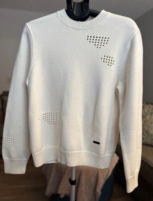 The Kooples Paris Men s Medium  Wool And Destruct  Sweater  Retail $275