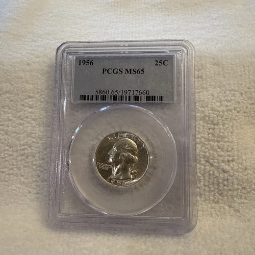 1956 PCSG MS65 25cent