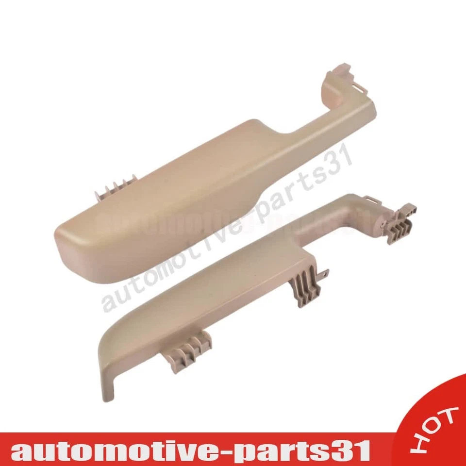 Manija de reposabrazos de puerta lateral izquierda y derecha beige apta para Chevy Suburban Tahoe GMC 1999-06 Foto 2 de 4