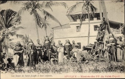 Ak Afrique, Missions des PP. du Saint Esprit, Les Soeurs de Saint... - 3420671