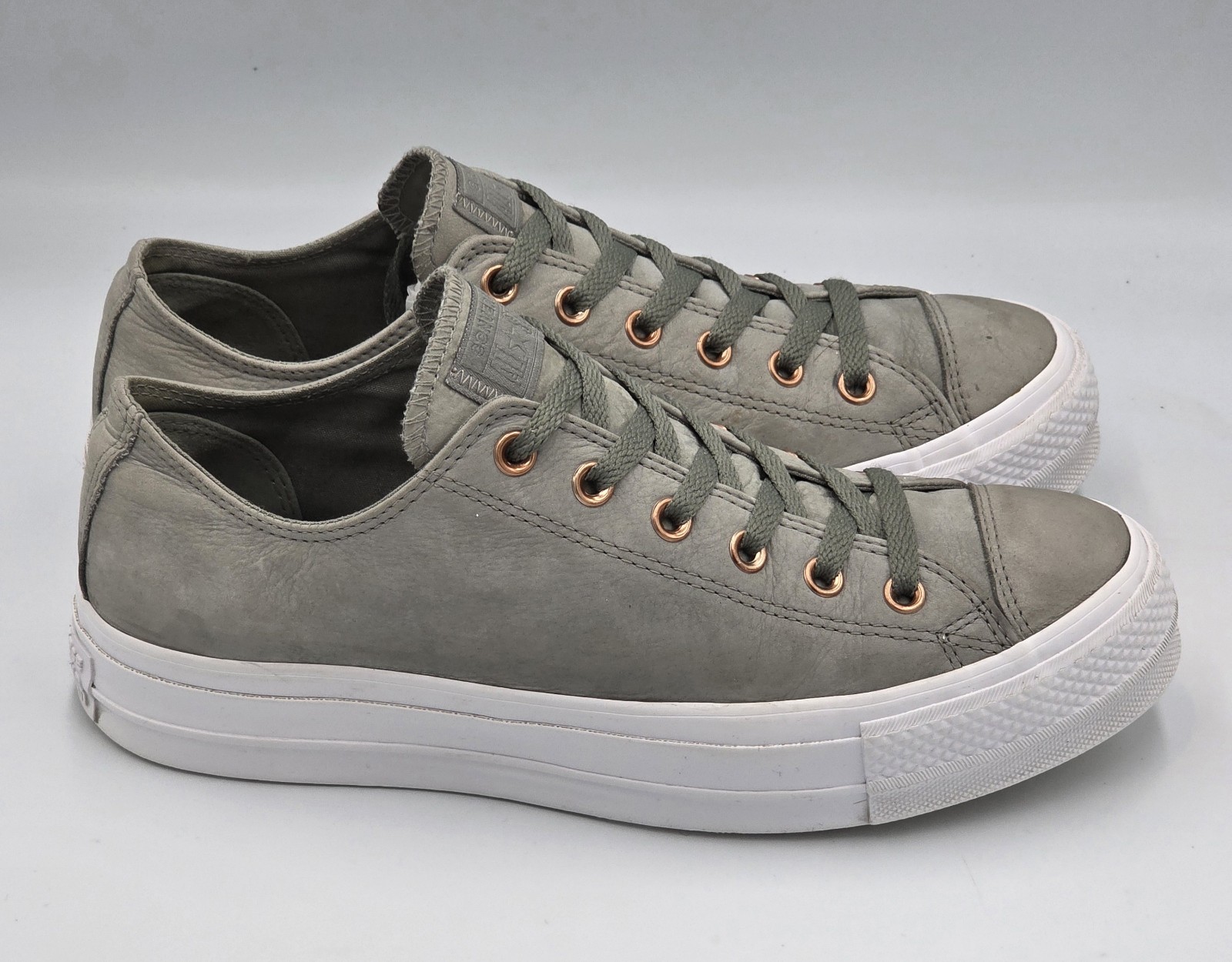 Converse CTAS Lift Platform Women's Size US 11 Sneakers Dark Stucco Leather thumbnail 4