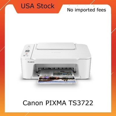 Canon PIXMA TS3722 Wireless All-In-One Inkjet Printer for Home Office