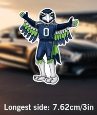 NFL Aufkleber - Seattle Seahawks Maskottchen 