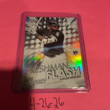 Luis Robert 2020 Topps Chrome Freshman Flash FF-5 Chicago White Sox