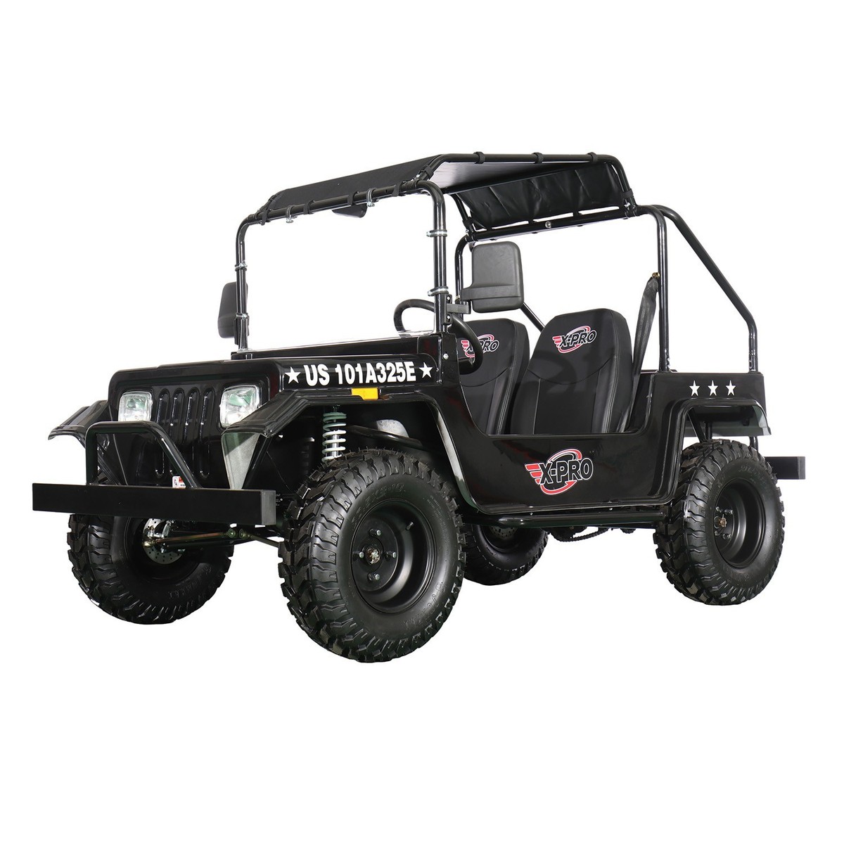 X-PRO Ridge 200 Jeep Go Kart with CVT Transmission & Reverse, Big