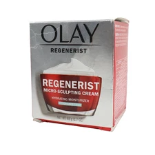 Olay Regenerist Micro-Sculpting Cream Hydrating Moisturizer Fragrance Free 1.7OZ