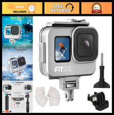 Waterproof Diving Housing Case for GoPro Hero 13/12/11/10/9 - 263FT/80M Depth, D