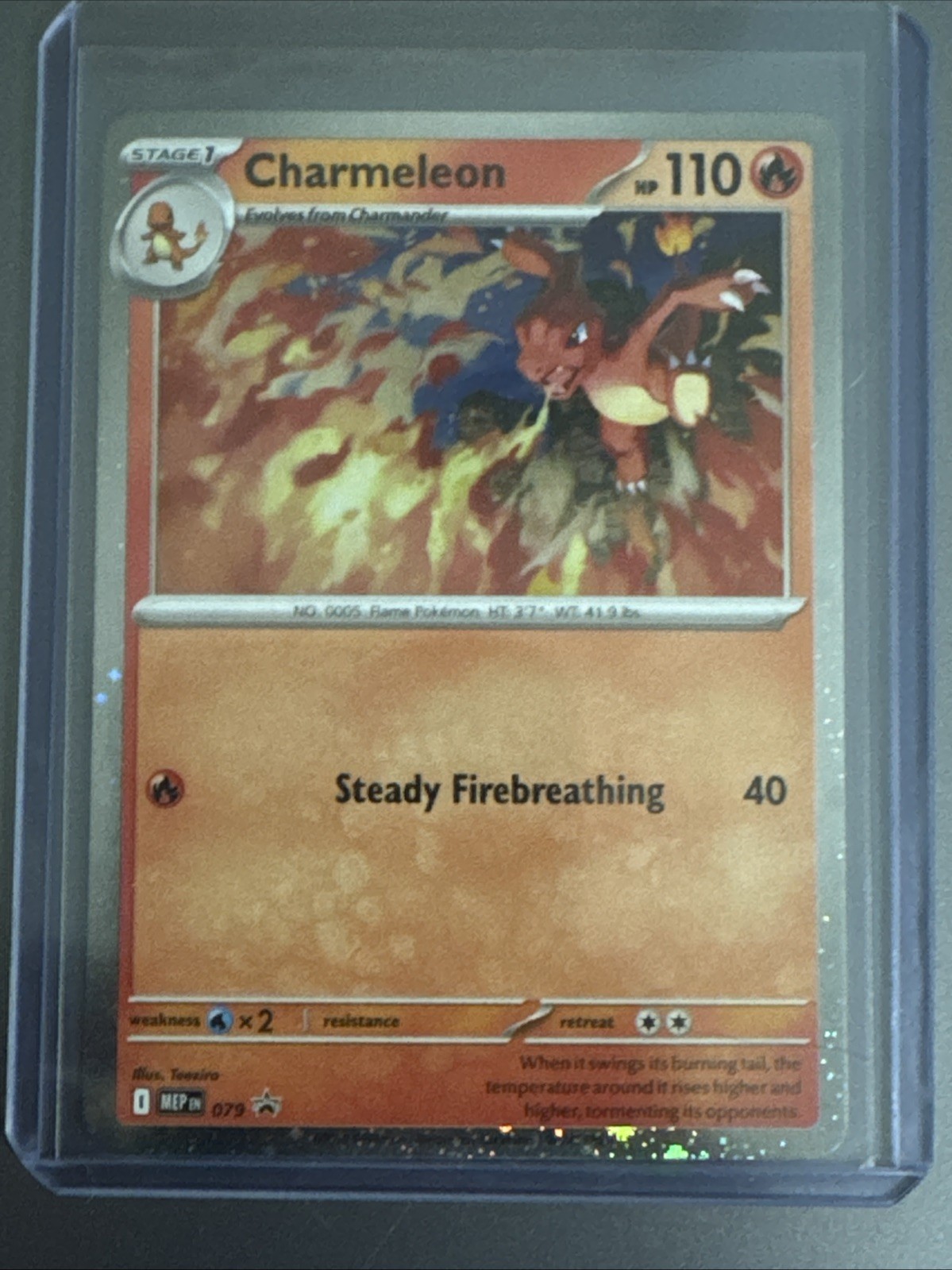 SWIRL 🌀 Charmeleon Chaos Rising Cosmos Holo 079 Black Star Promo