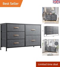 Stylish 5-Drawer Fabric Cabinet – Excellent for Bedrooms & Living Rooms