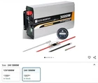 ECO-WORTHY 3000W Pure Sine Wave Solar Power Inverter 24V DC to 120V AC Conver...